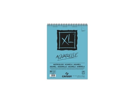 Livro Bloc Acuarela Canson Xl A4 30 Hojas 300 Gramos De Desconocido (espanhol)