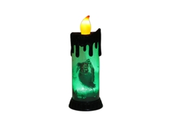 Laxiscreed Candeeiro Eletrônico De Halloween Para Decoração Assustadora E Atmosférica, Modelo B