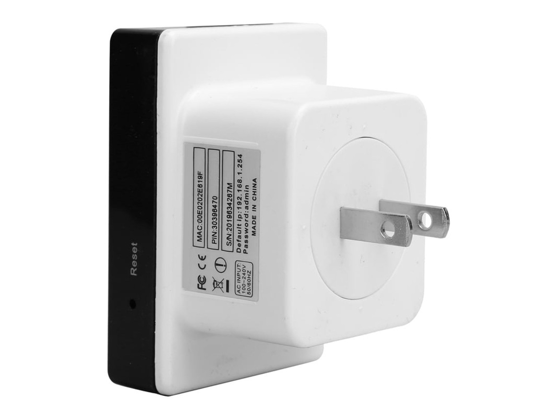 Roteador De Rede Sem Fio Wifi Repetidor De Reforço Único Amplificador Ssid 300mbps Yizhood (preto)