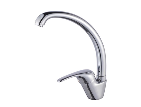 Torneira De Cozinha Monocomando Com Bica Alta Tubular Jomi (a68m8c)