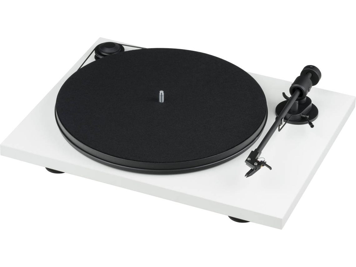 Gira-Discos PRO-JECT Primary E Branco (Manual - Correia - Velocidades: 33 1/3 - 45)