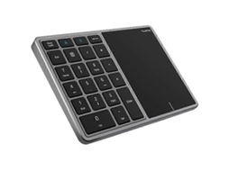 Mini teclado numérico sem fio Bluetooth BT 14/2.4G para laptop com touchpad Slowmoose