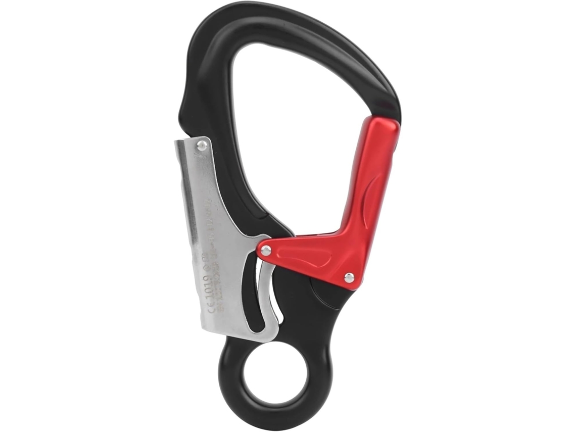 Mosquetão de escalada com tração de segurança de 35 kN, ideal para