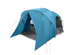 Tenda Domo para 6 Pessoas com Telhado Azul 500 X 314 X 206 Cm VIDAXL