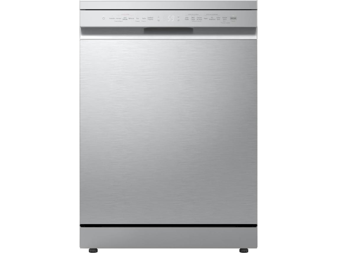 Máquina de Lavar Loiça LG  DF273FVS Quadwash (Outlet Grade B - 14 Conjuntos - 60 cm - Inox)