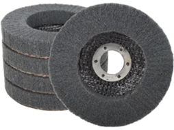 Disco De Polimento Para Esmerilhadeira Angular 4, 5 Polegadas, 1 Unidade, Com Aba De Fibra Nylon, Grão 800, Para