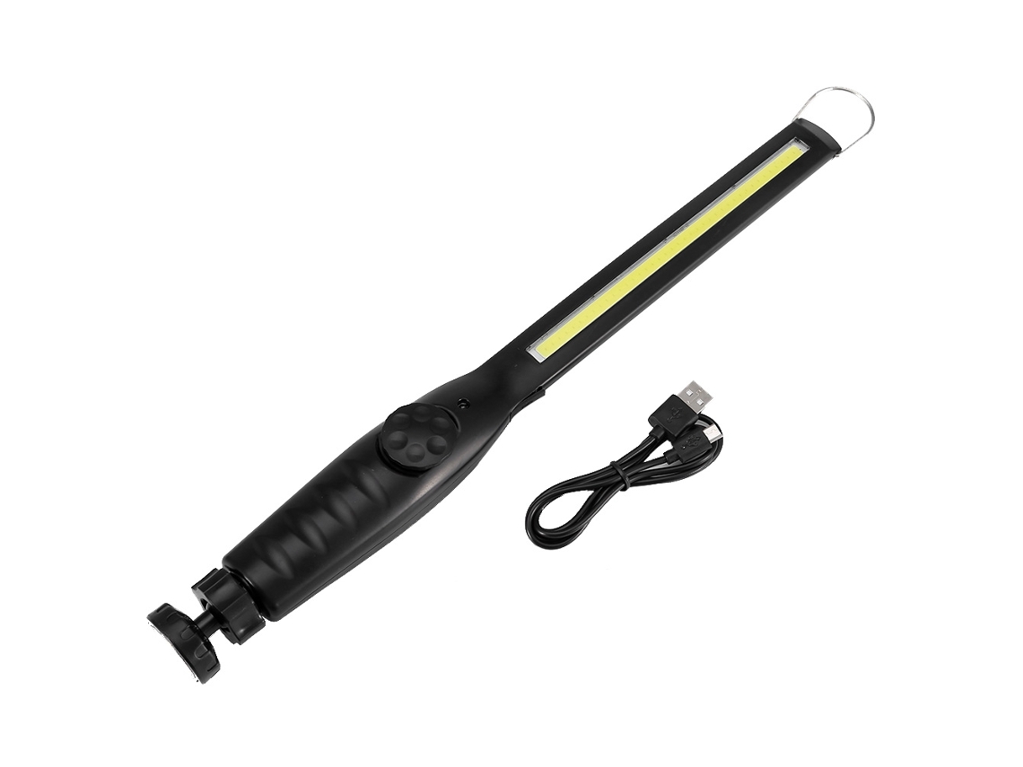 Lanterna Led Portátil 600lm Recarregável Usb com Ímã e Ajuste de Ângulo | S/MARCA