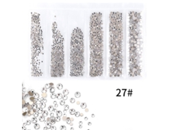 Piedras Rhinestones De Uñas Con 6 Rejillas Artístico Colorido Ferramenta Diy De Manicura