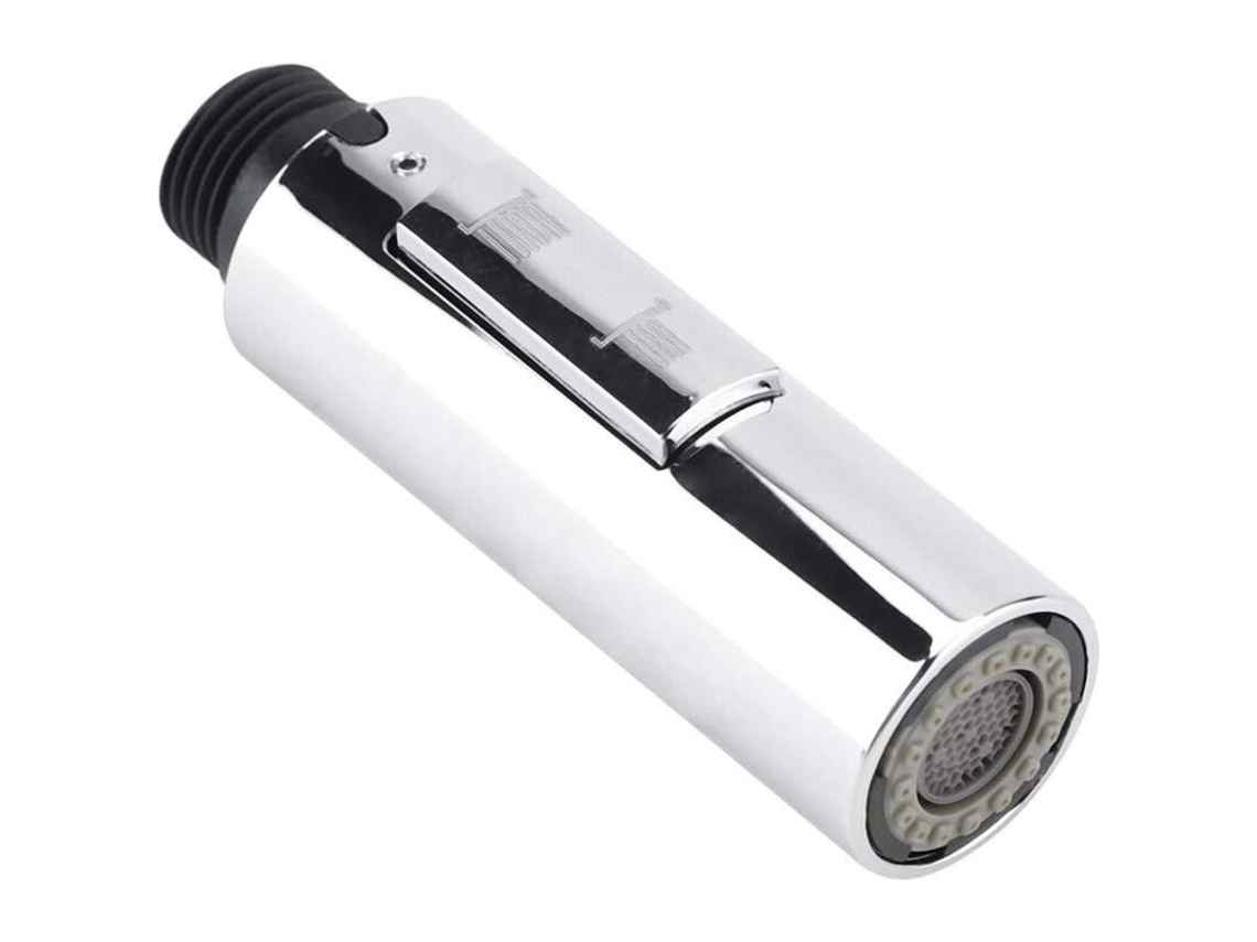 Adaptador Para Torneira, Beijiyi Com Ducha Extensível | Abs Prateado, Conexão G1/2, Jato Normal/concentrado, Reduz Respingos E Derramamento De Água