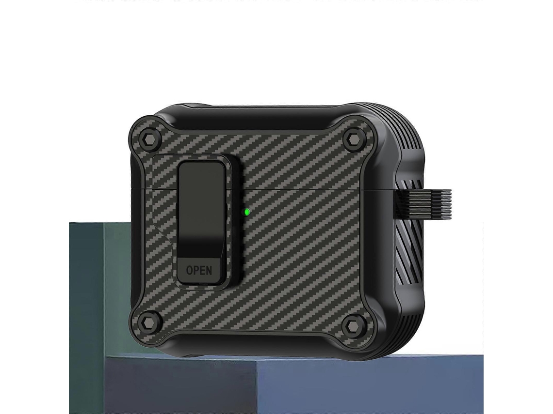 Camada protetora de fibra de carbono para fones de ouvido com interruptor magnético automático GIECY