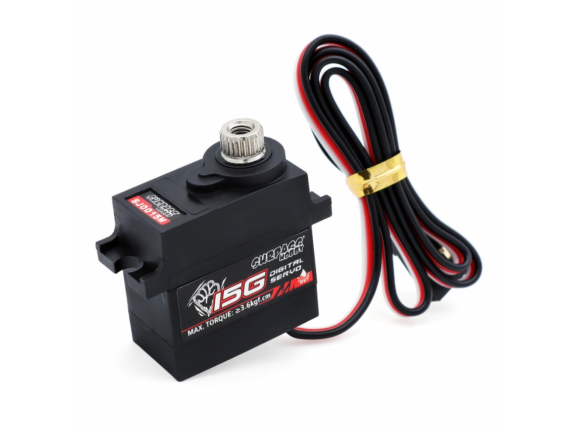 Sj0015msurpass hobby Sj0015h Servo de Alta Pressão Sj0015m Servo de Baixa Pressão 15g À Prova D'água para Helicóptero Rc de Asa Fixa e Robô MDUG