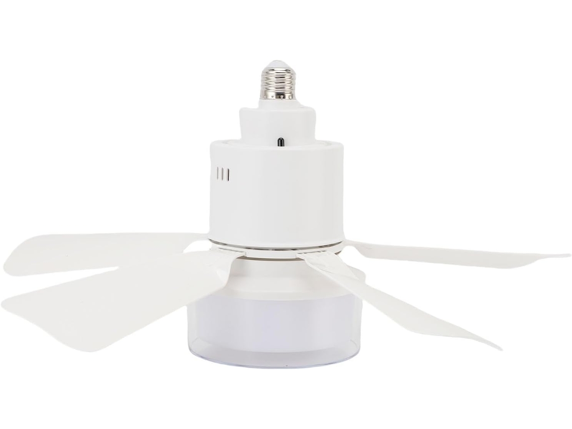 Ventilador De Teto Led Inteligente E Regulável Ftvogue Com Luz Para