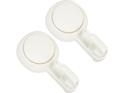 Ganchos De Parede Com Ventosa Para Banheiro E Casa, 2 Peças Em Abs