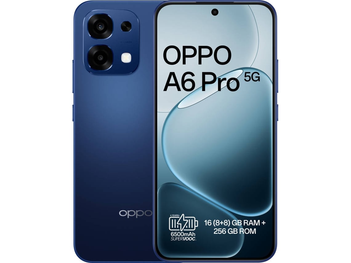 Smartphone OPPO A6 Pro 5G (6.57'' - 8 GB - 256 GB - Preto Oceano)