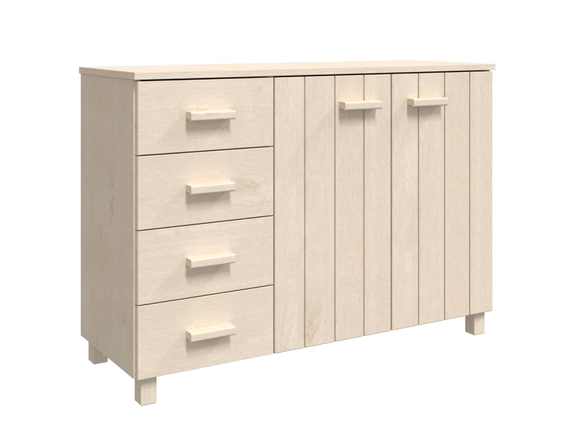 Aparador VIDAXL Marrom Madeira (113x40x80 cm)