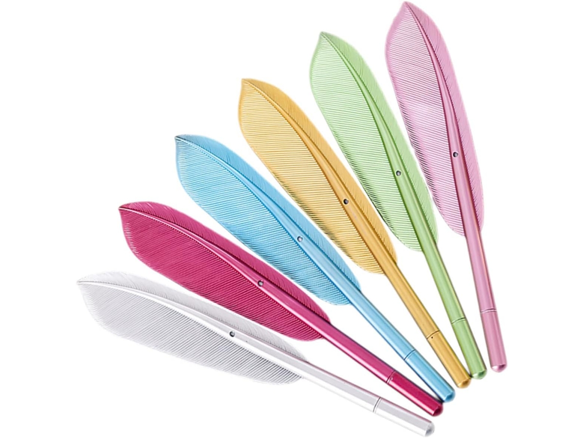 Conjunto De 6 Canetas Em Gel Creative Spring, Cores Metálicas,