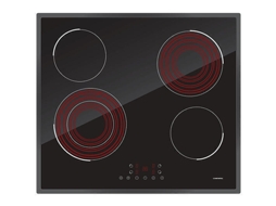 Placa Vitro 4 Zonas 6400w CONFORTEC