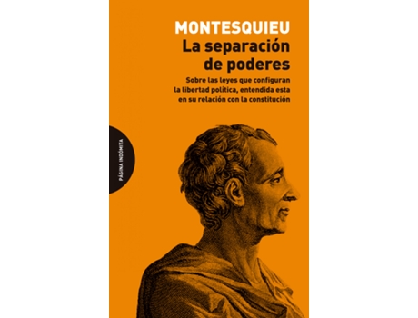 Livro La Separación De Poderes de Montesquieu (Espanhol)