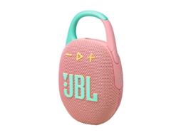 Coluna Bluetooth JBL CLIP5 (7 W - Autonomia: 12 h - Rosa)