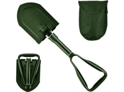 2026-pala Dobrável Linjou 58cm, Aço Carbono Resistente, Multifuncional, Acampamento, Caminhada, Caça (verde)