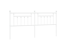 Cabeceira de cama VIDAXL Branco Aço (200 cm)