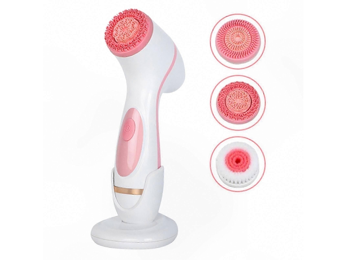 Escova de Limpeza Facial Recarregável e À Prova D'água para Limpeza Profunda Dos Poros e Massagem da Pele. TAISHENGDA