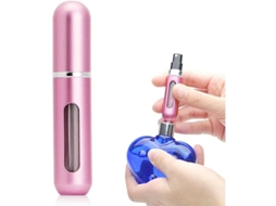 Atomizador De Perfume 5ml Recarregável Portátil Para Viagens Negócios Atividades Ao Ar Livre Rosa
