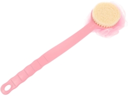 Escova De Cabo Longo Rosa Com Glitter, Escova De Banho Esfoliante Para Homens E Mulheres, Ferramenta De Limpeza Corporal