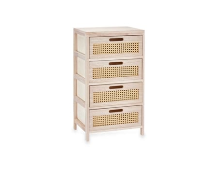 Cómoda GIFTDECOR Rattan (Plástico - Natural)