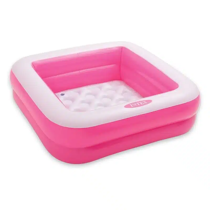 Piscina Infantil De Bebé Rosa En Forma De Cuadrado 57100 Rs Intex Colorbabyp24