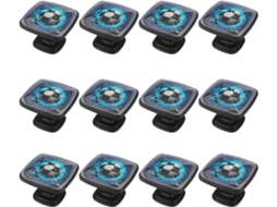 Puxadores E Botões Quadrados Para Gavetas Armários, Conjunto De 12 Peças, Design 3d Com Luz De Parede Em Formato Bola