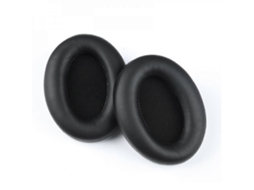 Almofadas Auriculares Para Fones De Ouvido Sem Fio Sony Wh-1000xm3, Almofadas De Reposição Em Couro Sintético Preto
