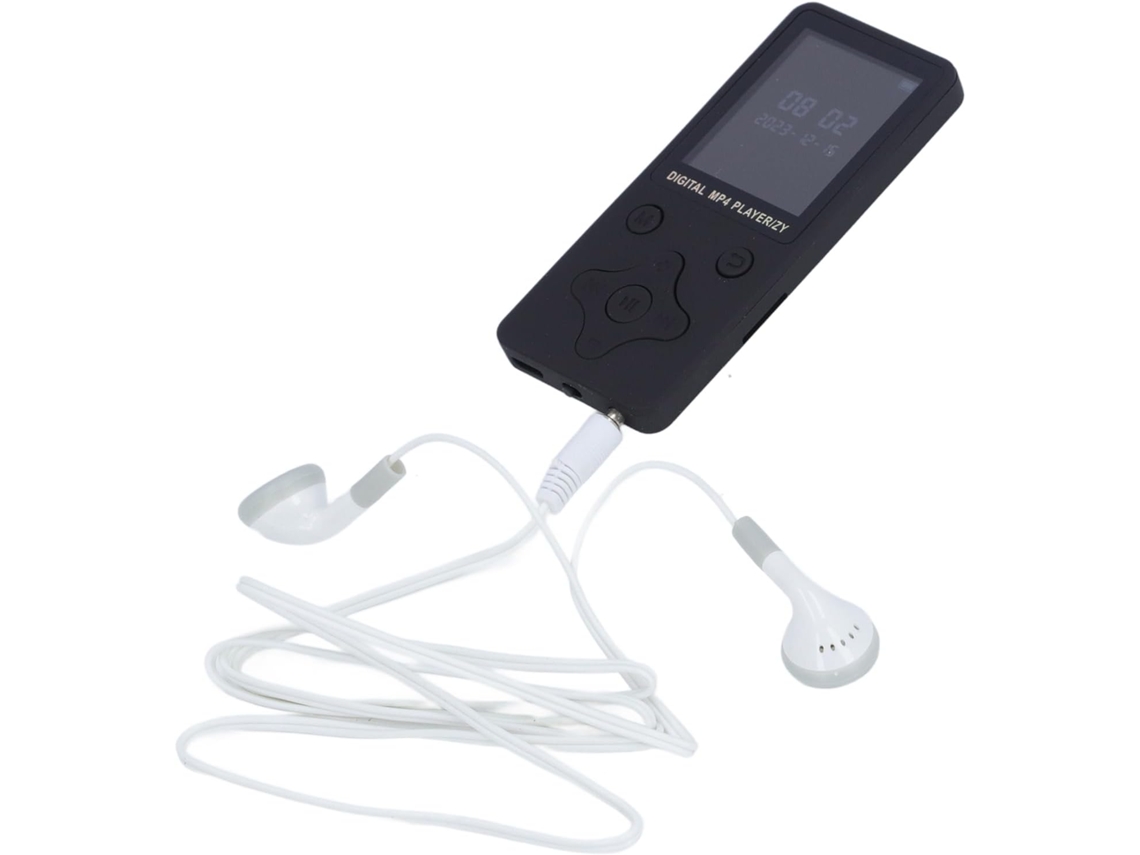 Reprodutor de MP3/MP4 de 64 GB, tela de 64 GB, portátil, rádio FM, leitor de e-books, reprodução de música com vídeo de 1,8", HiFi sem perdas, compatível com