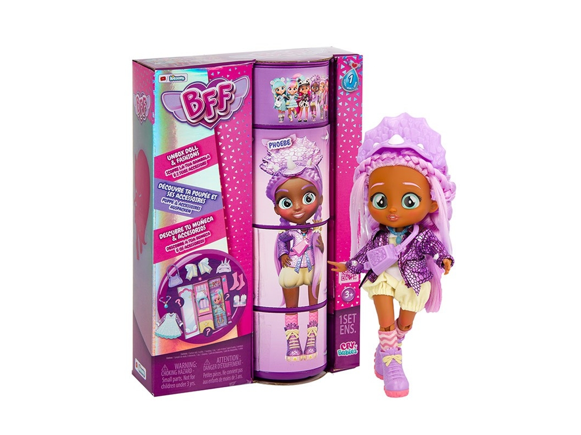 Melhores amigos BFF Série 1 Phoebe BEBES LLORONES (Idade minima recomendada: 3 anos)