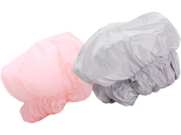 Conjunto De 2 Peças De Capa De Chuva E Gorro Para Adultos Em Poliéster Leve, Com Elástico.