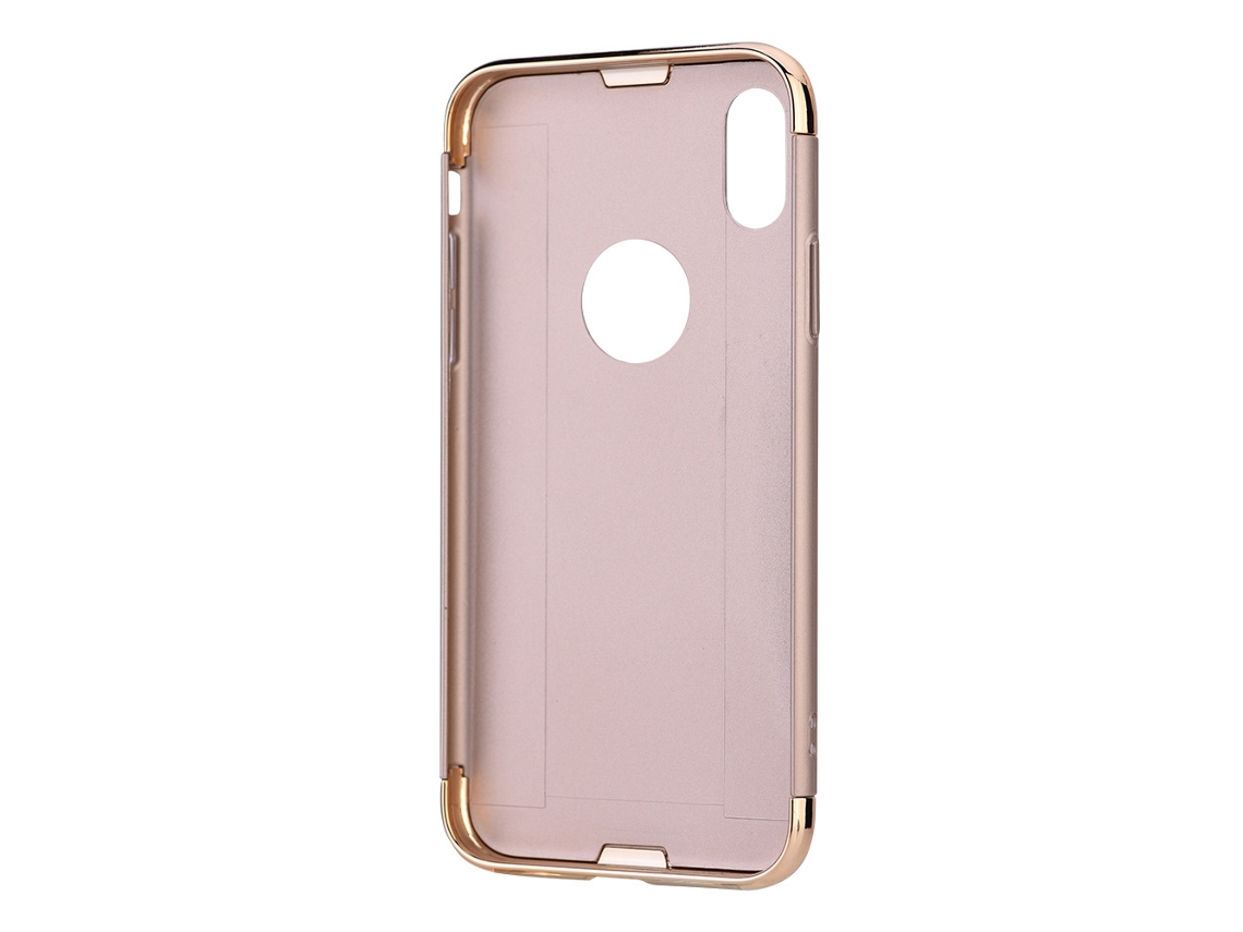 Capa LAXISCREED Apple X Anti queda Ultra Fina Ouro
