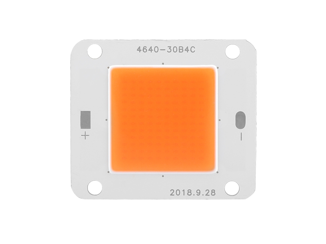 2026 chip de Led Cob de 50w 12v Dc Luz Espectro Completo para Cultivo de Plantas