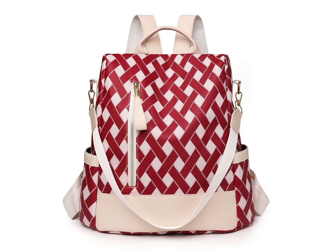 Mochila - 15l - 13 Polegadas Adequada Para Laptops-mochila Feminina-vermelha