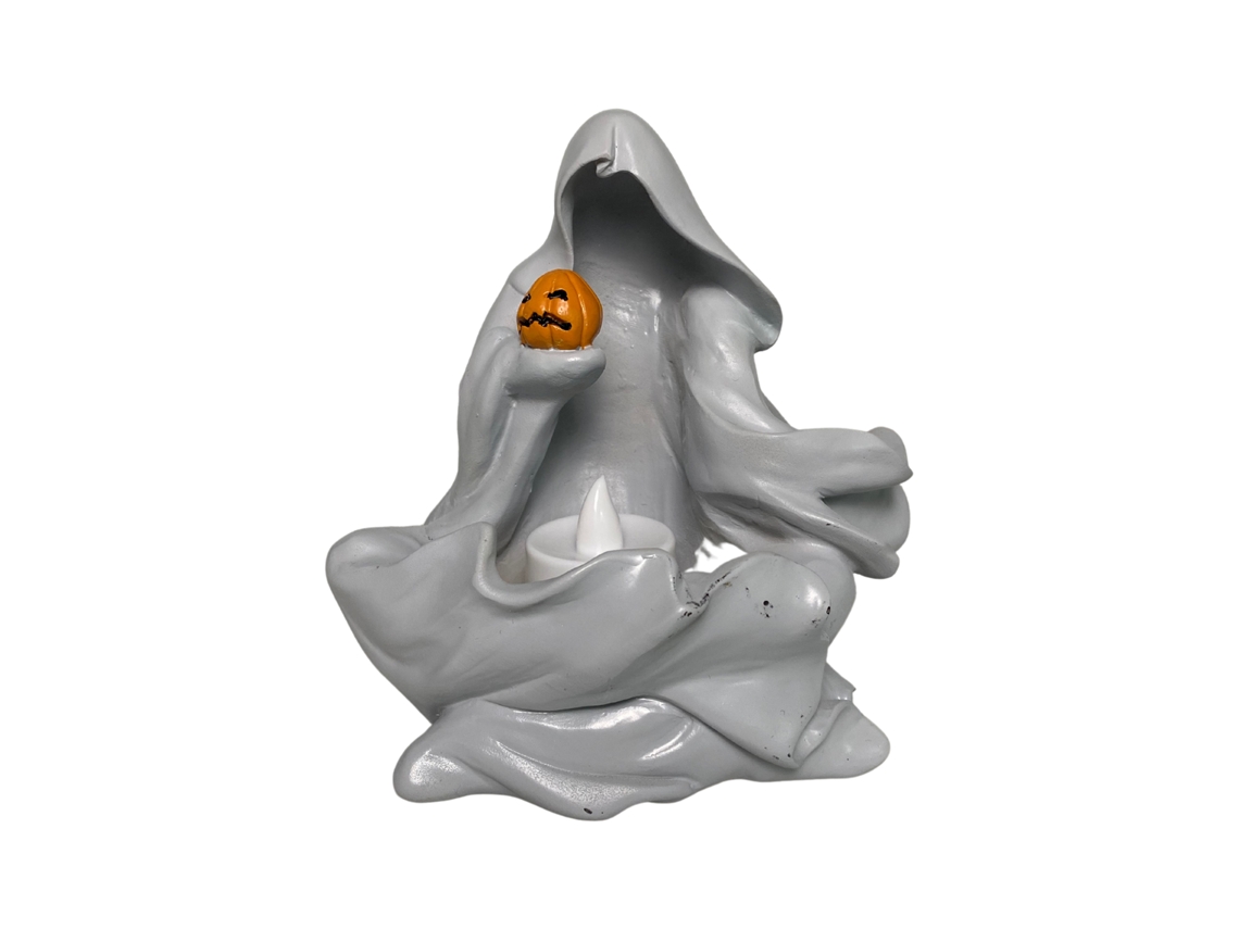 Laxiscreed Sinal Decorativo De Jardim Halloween Com Estaca, Abóbora, Caveira Ou Gato Em Preto
