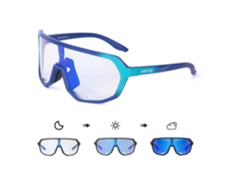 Óculos Fotocromáticos Inteligentes Para Ciclismo, Ciclismo De Estrada E Mountain Bike, Para Uso Diurno E Noturno.