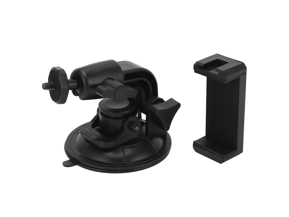 Powerful Suction Cup Camera Car Mount With Phone Holder 9cm Large Suction Cup For Action Cameras Smartphones LAXISCREED