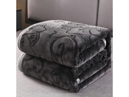 Manta de Veludo Macia e Quente Aconchegante para Sofá Cama Decoração Casa Roupa Floral Outono Inverno, Macio,