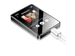 MP3 Player portátil Bluetooth 5.0 Estéreo Música Alto-falante Mini MP4 Video Player com display LED Rádio FM Slowmoose