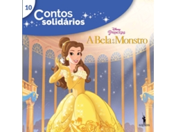 Livro Contos Solidários 10 - A Bela e o Monstro de Disney (Português)
