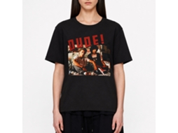 Rockinstone Bill And Ted Dude Black Adult T-shirt Size:m