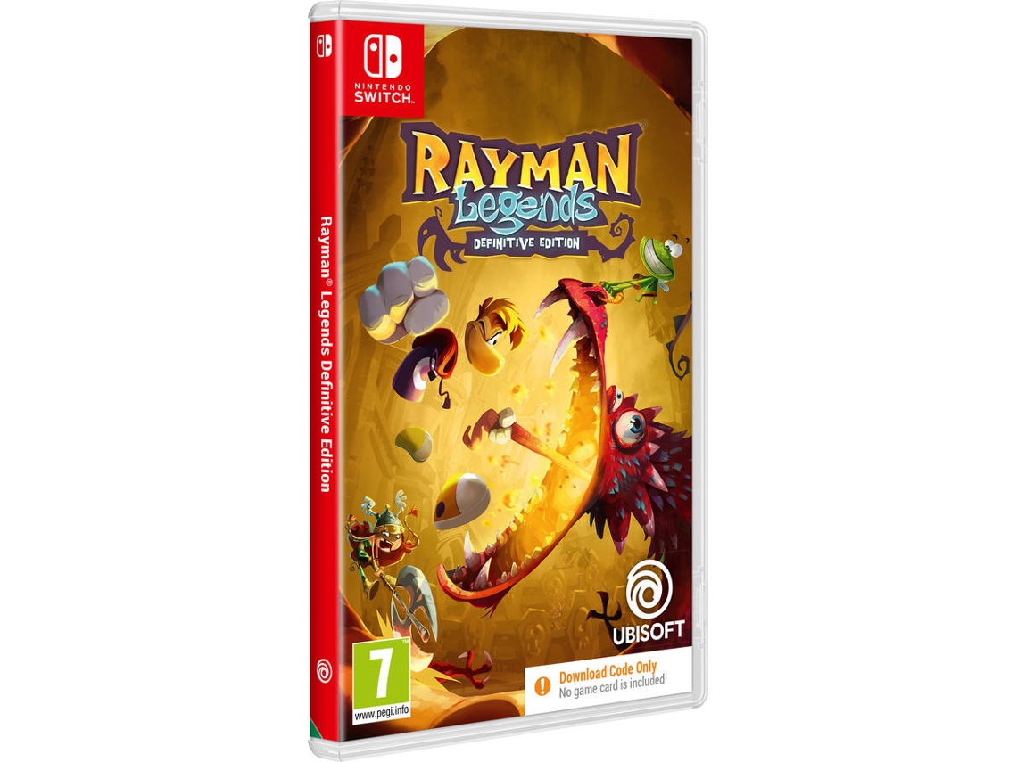 Jogo Nintendo Switch Rayman Legends (Código de Descarga - Definitive Edition)