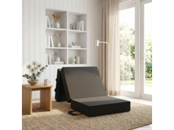 Vidaxl Sofá Cama Dobrável 75 X 63 X 45 Cm Cinzento-escuro