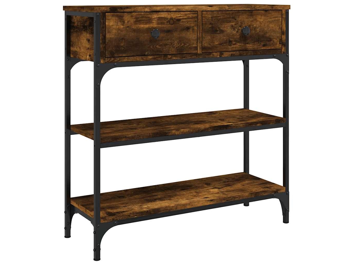 Mesa Consola Derivados de Madeira Carvalho Fumado MAISON EXCLUSIVE 72,5x25x75 cm