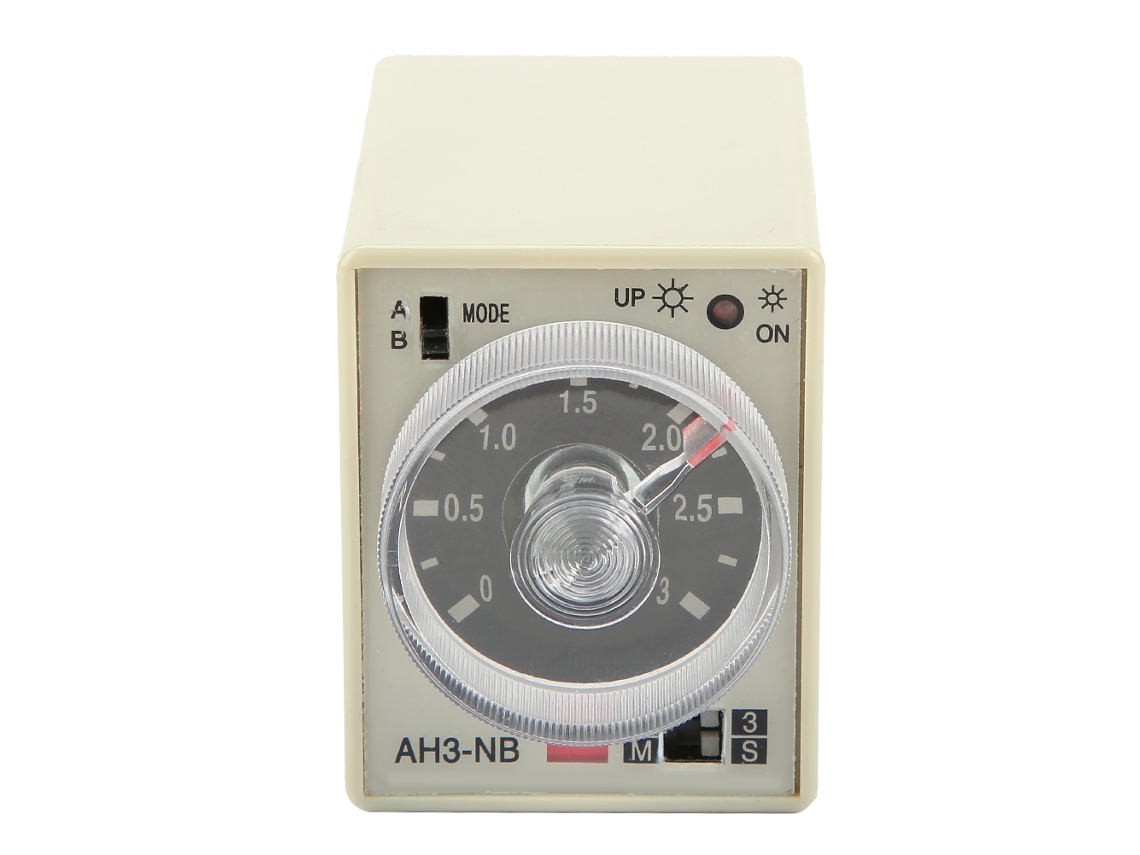 Relé Temporizador de Retardo de Encendido Ah3 nb Controlado por Perilla 3s 30m Ca 220v | S/MARCA
