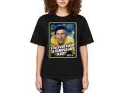 Rockinstone Rocky Movie Dinosaur Black Adult T-shirt Size:m